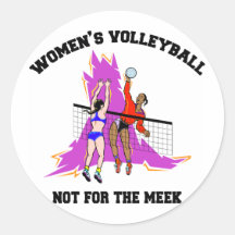 El voleibol de las mujeres etiqueta