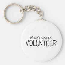 El voluntario más grande de los mundos llaveros personalizados