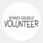 El voluntario más grande de los mundos pegatina