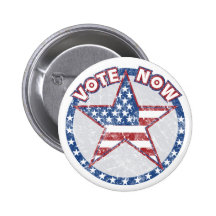 El voto del vintage ahora abotona pin