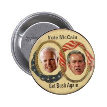 El voto McCain consigue Bush abotona otra vez Pin