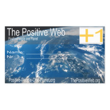 El Web positivo - tarjeta Tarjetas De Visita