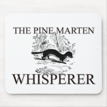 El Whisperer de la marta de pino Alfombrillas De Ratón