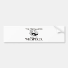 El Whisperer de la marta de pino Etiqueta De Parachoque