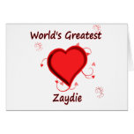 El zaydie más grande del mundo tarjetas
