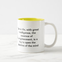 El zen es vida tazas de café