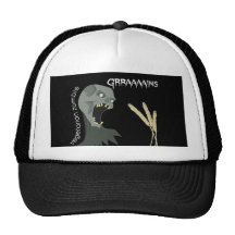 ¡El zombi vegetariano quiere Graaaains! Gorras