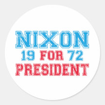 Elección 1972 de Nixon Pegatina