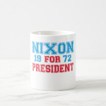 Elección 1972 de Nixon Tazas De Café