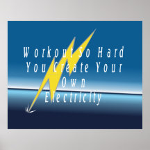 Electricidad SUPERIOR del entrenamiento Poster