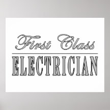 Electricistas elegantes de la diversión: Electrici Poster