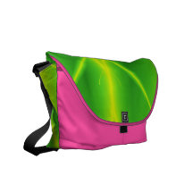 Eléctrico verde bolsas de mensajería