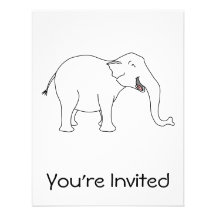 Elefante blanco de risa comunicado