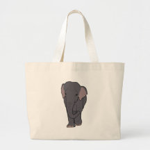 Elefante Bolsa Lienzo