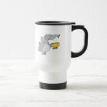 elefante con el dibujo animado del trofeo del gana tazas