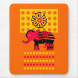 Elefante con el niño Mousepad Alfombrilla De Ratones