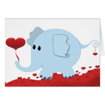 Elefante con hearts-01 tarjeton
