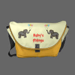 Elefante de la celebración bolsas messenger rickshaw