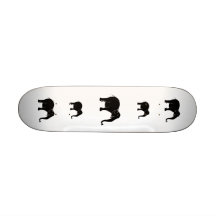 Elefante de risa negro patineta personalizada