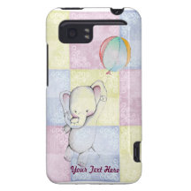 Elefante del bebé con el caso duro vivo de HTC del HTC Vivid Fundas