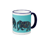 Elefante del ónix taza de café