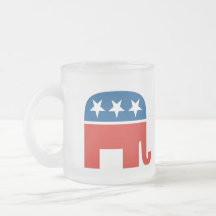 elefante del Partido Republicano de los Estados Un Taza