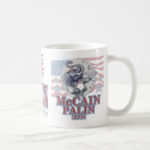 Elefante del republicano de McCain Palin Tazas