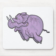 Elefante del vuelo tapetes de ratones