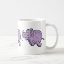 Elefante del vuelo tazas