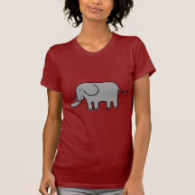 Elefante divertido camisetas