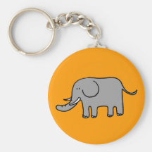 Elefante divertido llaveros personalizados