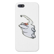 Elefante en el caso del iPhone de las ruedas iPhone 5 Carcasa