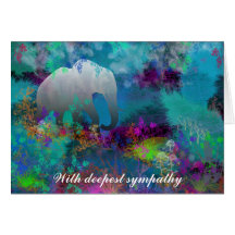 Elefante en Fantasyland - tarjetas para todo el Oc