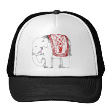 Elefante enrrollado gorro de camionero