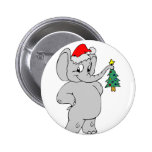 Elefante (gorra de Santa) Pin