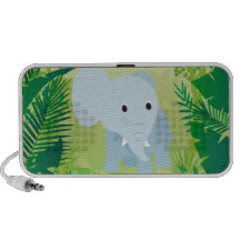 Elefante lindo del bebé altavoces