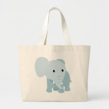 Elefante lindo del bebé bolsa