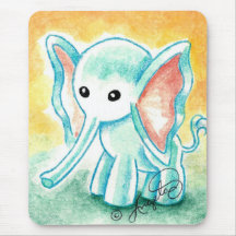 Elefante lindo del bebé de Li'l Tapete De Raton