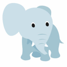 Elefante lindo del bebé escultura fotografica