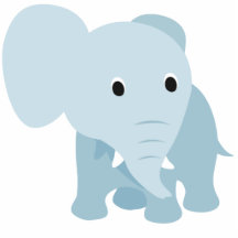 Elefante lindo del bebé esculturas fotográficas