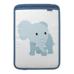 Elefante lindo del bebé fundas MacBook