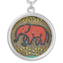 Elefante moldeado del Dayak Joyeria Personalizada