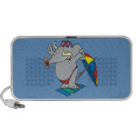 elefante que toma el sol de la playa tonta PC altavoces
