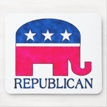 ELEFANTE REPUBLICANO ALFOMBRILLAS DE RATONES