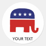 Elefante republicano del elefante/GOP Pegatina