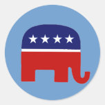 Elefante republicano del elefante/GOP Pegatinas