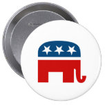 Elefante republicano pin