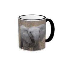 Elefante surafricano del bebé taza