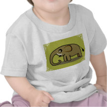 Elefante verde camisetas