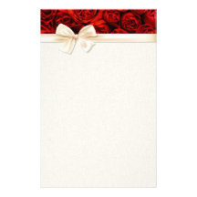 Elegancia 2 del rosa rojo papelería